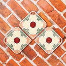 台湾マジョリカタイル柄 キーホルダー型 台湾交通系ICカード 旭日碧衍（シュージビーエン）｜台灣花磚造型悠遊卡