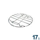 電鍋便利道具 ステンレス製 蒸しスタンド 直径17cm｜蒸しラック｜不鏽鋼蒸架