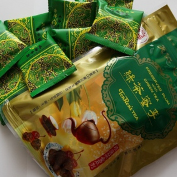 天仁茗茶 緑茶漬けプラム｜綠茶蜜李 130g（個包装）