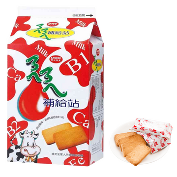 掬水軒 ろへろへ ミルククッキー｜ㄋㄟㄋㄟ補給站 牛奶餅 ｜400g（個包装・16パック入り）