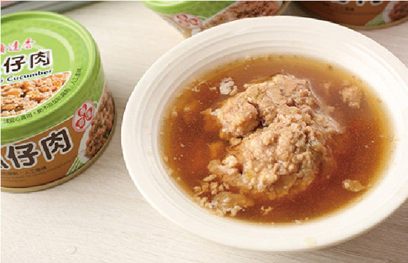 〈4缶セット〉広達香 肉そぼろときゅうりの漬物の煮込み（瓜仔肉） ｜ 廣達香瓜仔肉 110gx4