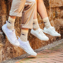 Cosi 台湾 二丁掛けタイル柄 ソックス（男女兼用）台湾製 靴下｜臺灣質地系列 二丁掛 無痕中長襪 MIT臺灣製襪子｜サイズ：S・M・L