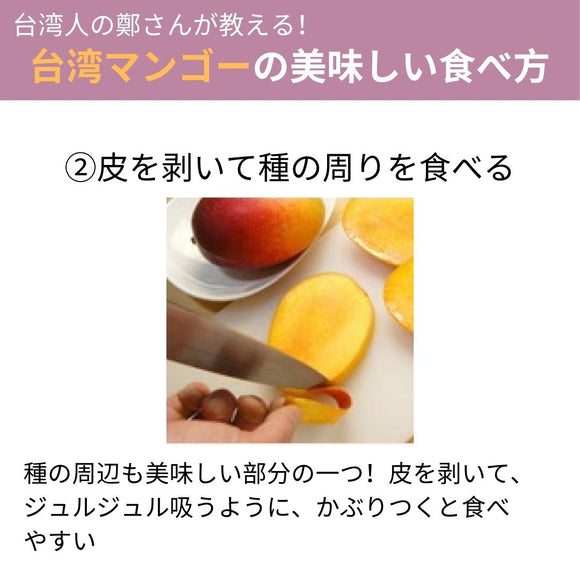 【期間限定予約販売・送料無料】最高級 ３Lサイズ以上超大玉指定！ 台湾マンゴー（愛文芒果） 5kg箱 9玉〜16玉