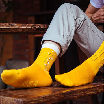 Cosi 台湾 ビール柄 ソックス（男女兼用）台湾製 靴下｜臺灣飲品系列 啤酒 無痕中長襪 MIT臺灣製襪子｜サイズ：S・M・L