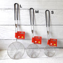 ステンレス製 台湾渦巻き網杓子｜サイズ：S・M・L｜不銹鋼 線條蚵網