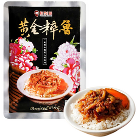 台湾ルーロー飯名店 鬍鬚張（ひげちょう） ルーロー飯（魯肉飯）レトルトパック｜黃金粹魯 6人前 252g