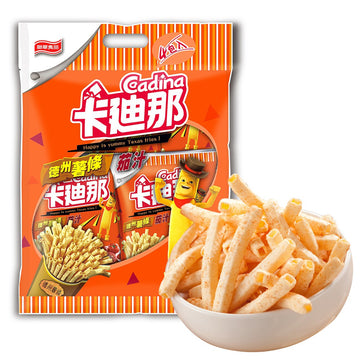 〈6点セット〉カディナ Cardina ポテトスティック トマト味｜卡迪那德州薯條 茄汁｜28gx6