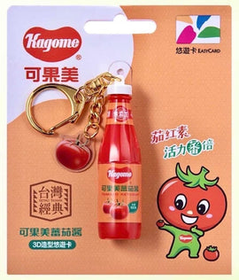 数量限定 レア台湾交通系ICカード カゴメ トマトケチャップ｜可果美蕃茄醬3D造型悠遊卡