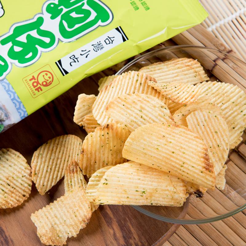 ポテチページ 華元波的多 蚵仔煎｜牡蠣オムレツ味 ポテトチップス 59.5g | Taiwan