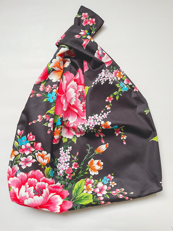 Hakka Rainy 客家花布 しじみバッグ（エコバッグ）｜大型日式手挽包（購物袋）｜台湾花布