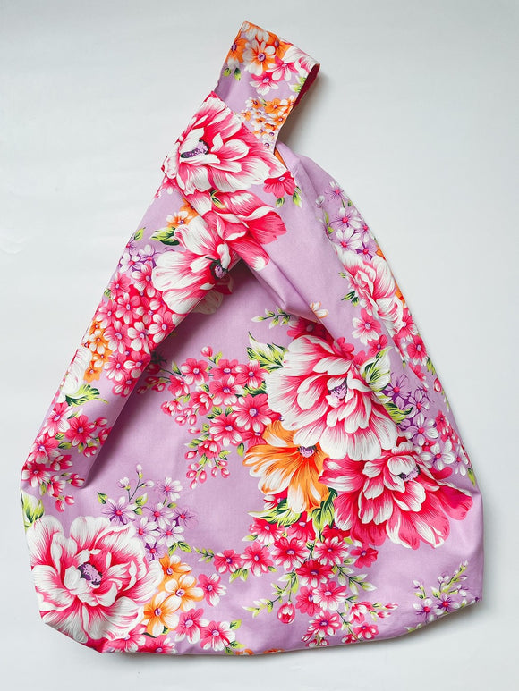 Hakka Rainy 客家花布 しじみバッグ（エコバッグ）｜大型日式手挽包（購物袋）｜台湾花布