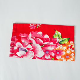 購入する レッド-紅 Hakka Rainy 客家花布 マスクカバー｜口罩套｜台湾花布