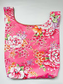 Hakka Rainy 客家花布 しじみバッグ（エコバッグ）｜大型日式手挽包（購物袋）｜台湾花布