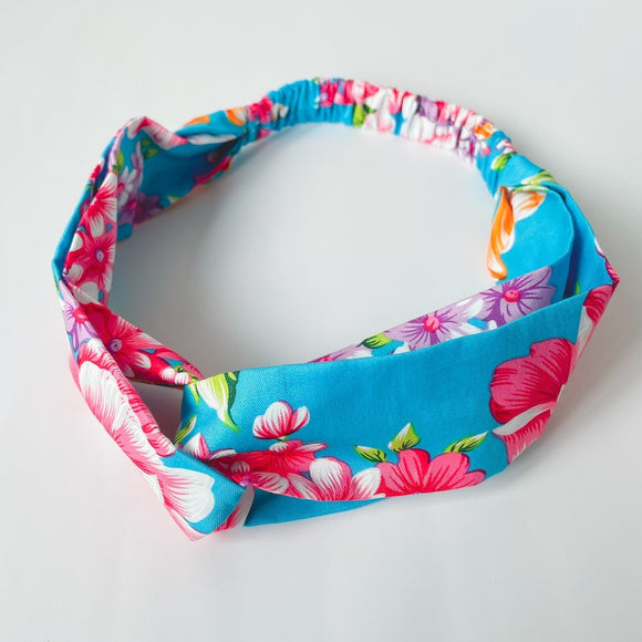 Hakka Rainy 客家花布 ヘアバンド｜交叉髮帶｜台湾花布