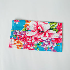 購入する ブルー-藍 Hakka Rainy 客家花布 マスクカバー｜口罩套｜台湾花布