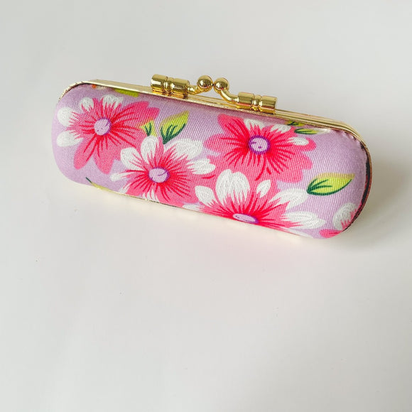 Hakka Rainy 客家花布 がま口印鑑ケース｜口金印章盒｜台湾花布