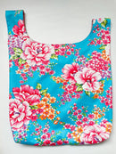 Hakka Rainy 客家花布 しじみバッグ（エコバッグ）｜大型日式手挽包（購物袋）｜台湾花布