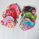 Hakka Rainy 客家花布 がま口ポーチ｜古銅金口金包｜台湾花布