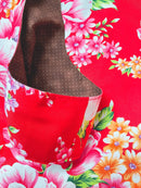 Hakka Rainy 客家花布 しじみバッグ（エコバッグ）｜大型日式手挽包（購物袋）｜台湾花布