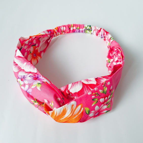 Hakka Rainy 客家花布 ヘアバンド｜交叉髮帶｜台湾花布