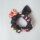 Hakka Rainy 客家花布 リボン付きシュシュ｜兔耳朵大腸髮圈｜台湾花布-7