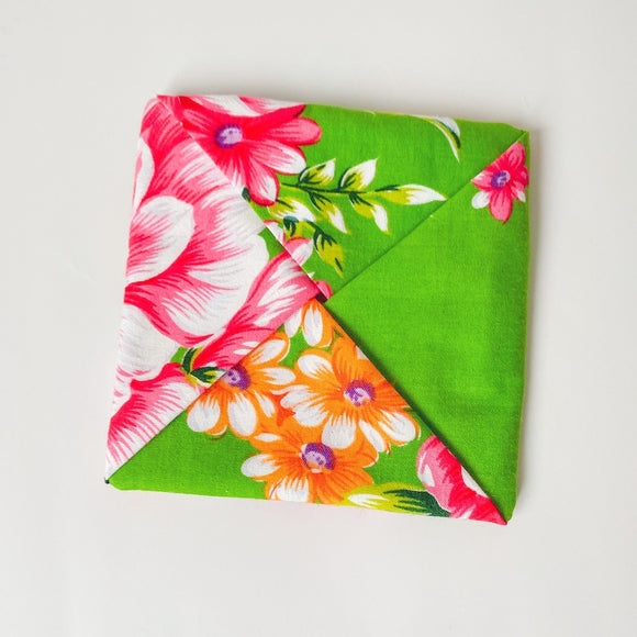 Hakka Rainy 客家花布 コースター｜花布杯墊｜台湾花布