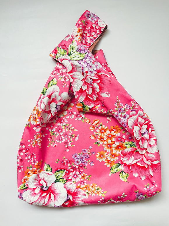 Hakka Rainy 客家花布 しじみバッグ（エコバッグ）｜大型日式手挽包（購物袋）｜台湾花布