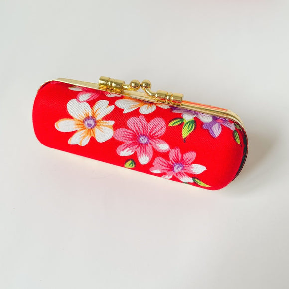 Hakka Rainy 客家花布 がま口印鑑ケース｜口金印章盒｜台湾花布