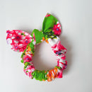 Hakka Rainy 客家花布 リボン付きシュシュ｜兔耳朵大腸髮圈｜台湾花布-9