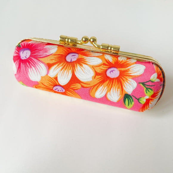 Hakka Rainy 客家花布 がま口印鑑ケース｜口金印章盒｜台湾花布