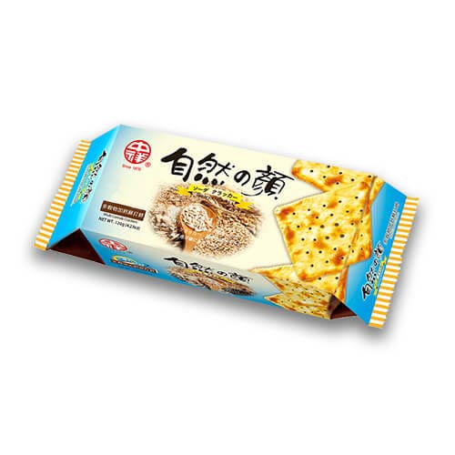 中祥 自然の顔 台湾伝統穀物クラッカー｜自然の顏 多穀物蘇打餅 120g