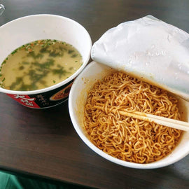 維力 大乾麺 辛口汁なし牛肉麺（焼そば）スープ付き｜ 維力 大乾麵 蔥燒牛肉風味 ｜5個パック｜95gx5