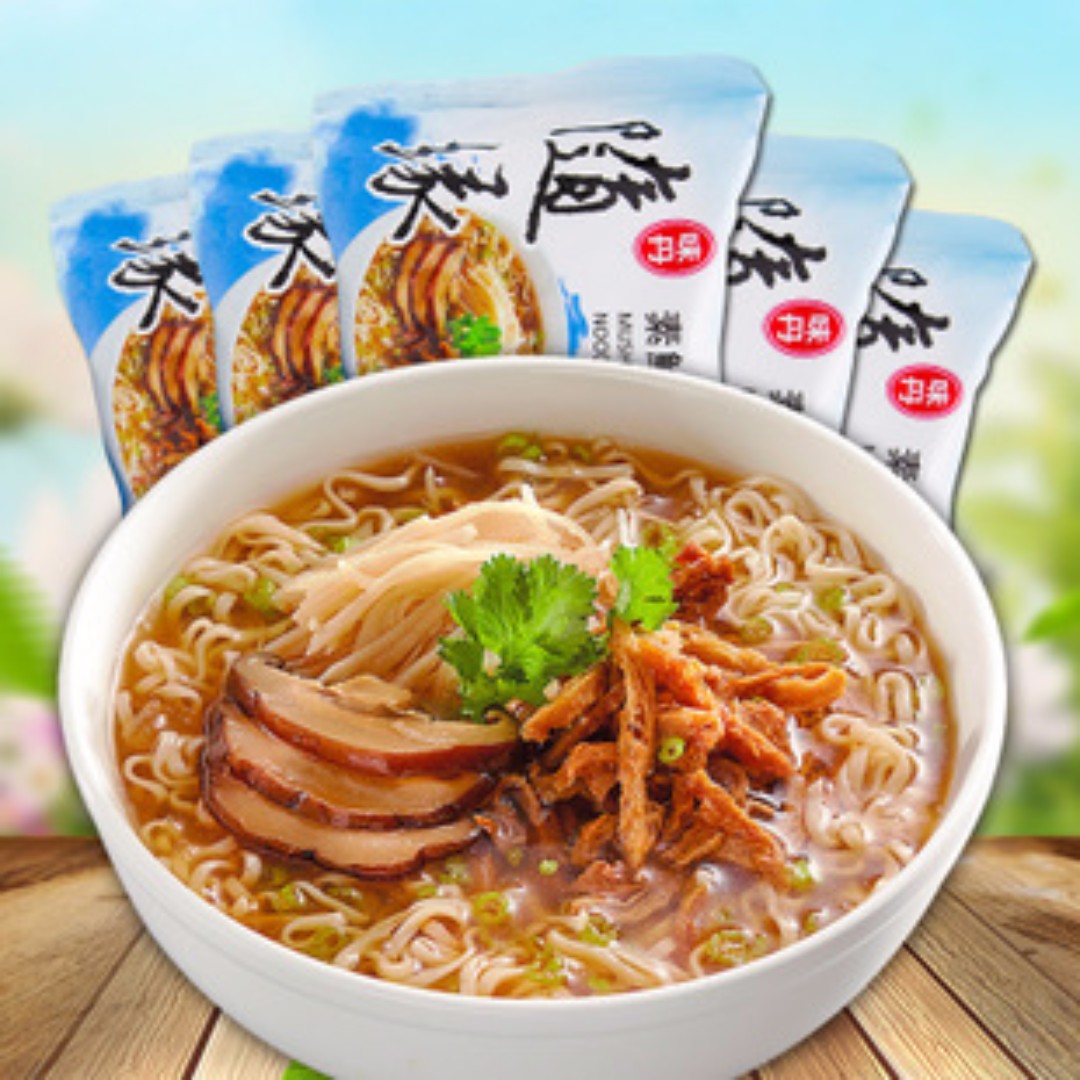 5食入〉味丹 隨緣（スイーユァン）キノコとイカスープラーメン｜隨緣素
