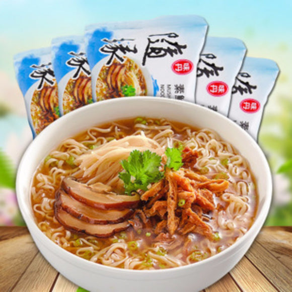 味丹 隨緣（スイーユァン）キノコとイカスープラーメン｜隨緣素魷魚焿湯麵（5個パック｜94gx5）