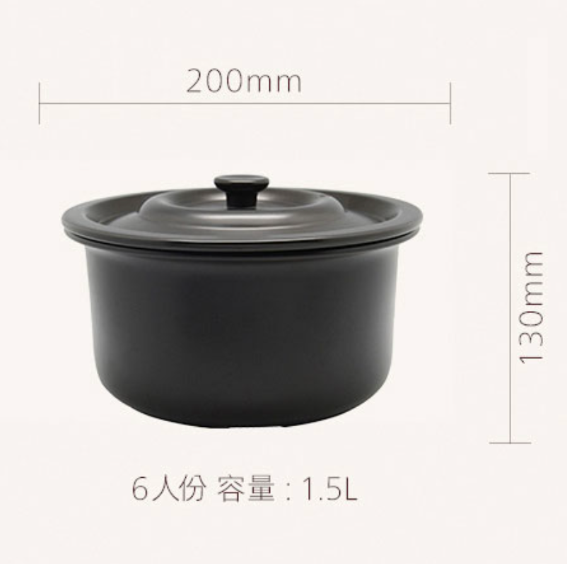 陸宝 LOHAS 大同電鍋専用 土鍋 内鍋 内釜|1.5L|6人前(Mサイズ)適合 陸宝 LOHAS 大同電鍋専用 土鍋 内鍋 内釜|1.5L|6人前(Mサイズ)適合