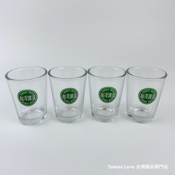 台湾ビール丸いロゴ入りビールグラス｜台灣啤酒LOGO啤酒杯｜143ml