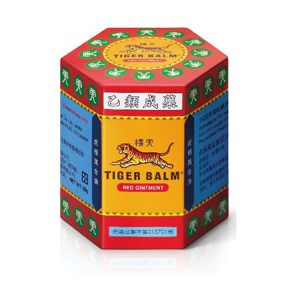タイガーバーム 赤｜台湾虎標萬金油(紅) 30g
