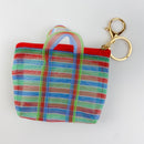台湾 漁師網 ナイロンバッグ 小銭入り キーホルダー｜迷你茄芷袋 零錢包 鑰匙圈
