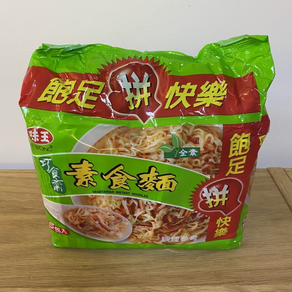 〈5食入〉味王 ベジタリアンラーメン｜味王 素食麵（5食パック｜82gx5）