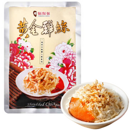 台湾ルーロー飯名店 鬍鬚張（ひげちょう） チーローファン飯（鶏肉飯） レトルトパック｜黃金雞絲 6人前 300g