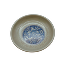 台湾レトロ メラミン製 豆皿（醤油皿）花柄｜台灣路邊攤用 美耐皿醬油碟 藍花紋