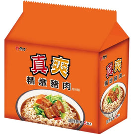 〈5食入〉維力 真爽 角煮風味ラーメン｜真爽 精燉豬肉 風味麵｜5個パック｜80gx5