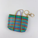 台湾 漁師網 ナイロンバッグ 小銭入り キーホルダー｜迷你茄芷袋 零錢包 鑰匙圈
