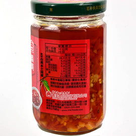 義美 無添加 にんにく入り五色唐辛子 激辛調味料 義美朝天辣椒醬(蒜蓉) 230g