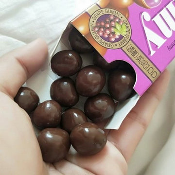 義美 ぶどうグミチョコボール｜義美葡萄QQ糖巧克球｜（45g/箱、3箱入）