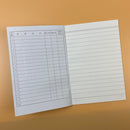 レトロ可愛い！台湾の小学生用 宿題ノート｜科作業（横線）｜水色｜作業簿