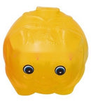 台湾の縁起物 子豚の貯金箱（中）｜カラー：ピンク・ブルー・ゴールド（半透明）｜古早味台灣豬公撲滿 半透明 紅・藍・金黃色