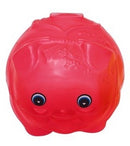 台湾の縁起物 子豚の貯金箱（中）｜カラー：ピンク・ブルー・ゴールド（半透明）｜古早味台灣豬公撲滿 半透明 紅・藍・金黃色