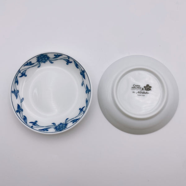 〈激レア〉Noritake（ノリタケ）・China Airlines（チャイナエアライン・中華航空） ファーストクラス専用 醤油皿（プレート・豆皿）