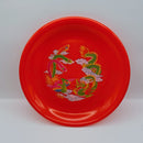 台湾レトロ お参り用竜鳳プレート 花柄｜台灣 拜拜用 龍鳳盤